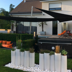 Toile d'ombrage triangle rectangle 340gr