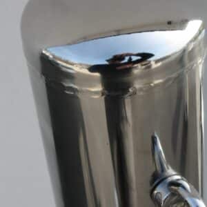 Poteau Inox Poli Miroir - Voile d'Ombrage France