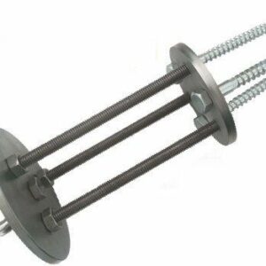 Platine inox murale pour isolation