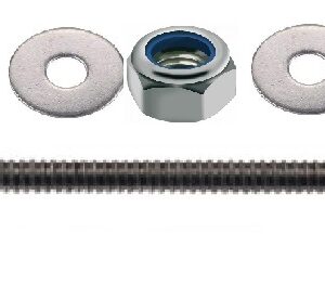 Kit tiges filetée pour platine ou poteaux inox